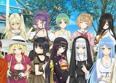 美少女万华镜插画