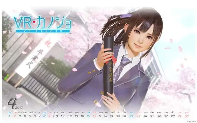 VR女友｜VR Kanoja插画
